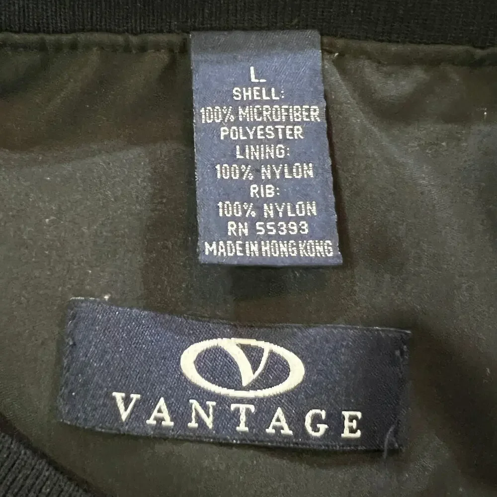 Vantage Men L Black USC Gamecocks Performance Wind V Neck Sleeveless‎ Lined Vest